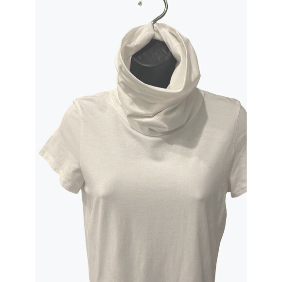 list  Theory short sleeve hight neck top  34 chest 28 long - Picture 4 of 4